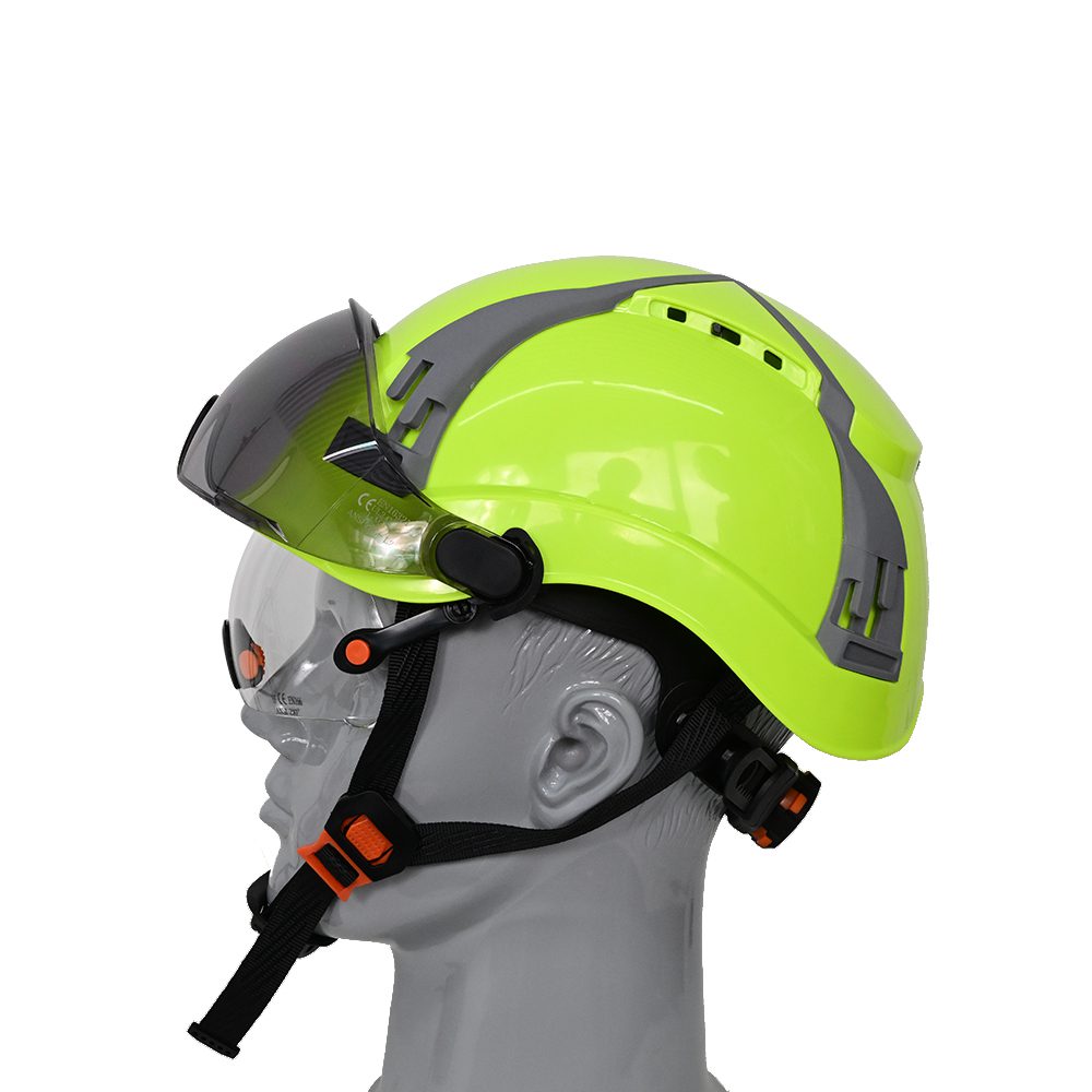 HELMET-FT101A-B Double Glasses Safety Helmet FT101A