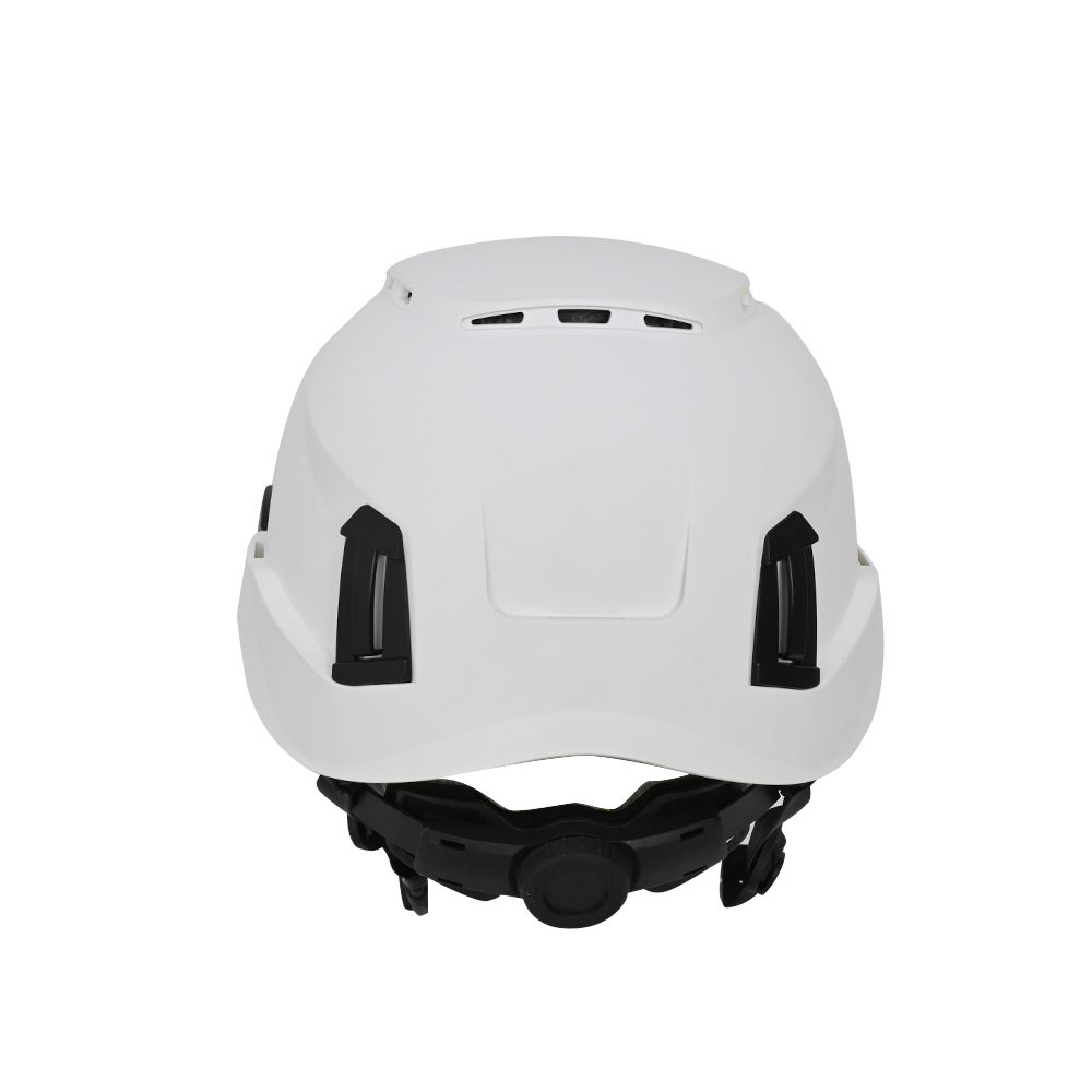 HELMET-FT105C-C Vented Safety Helmet with 4-Point Chin Strap