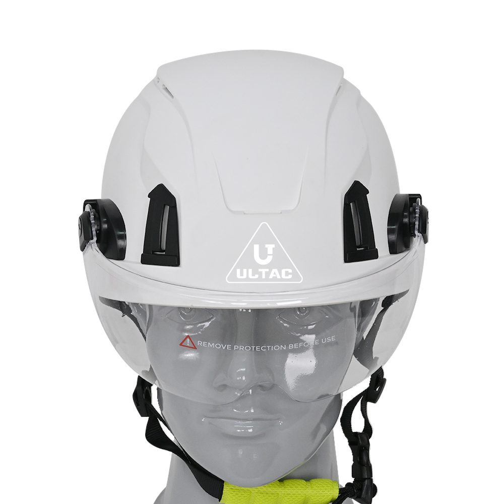 ULTAC FT105C Industrial Safety Helmet Vented 4-Point Chin Strap