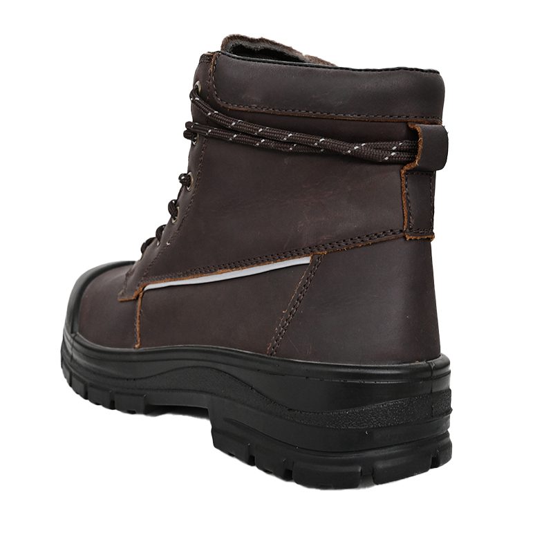 SAFETY -SHOES-SJ1005-C Anti-slip Shoes black leather safety work boots