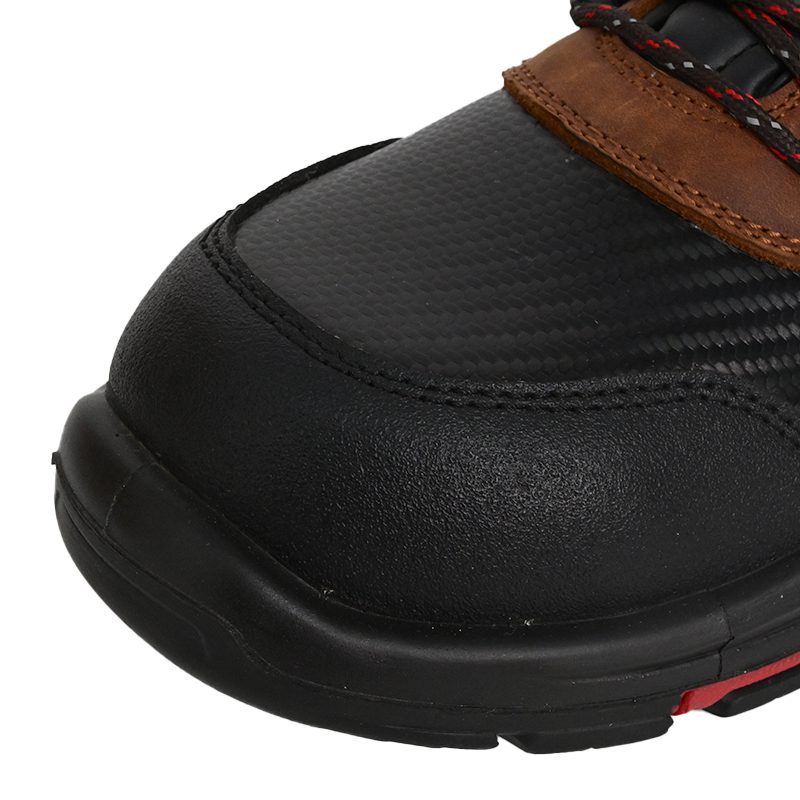 SAFETY -SHOES-SJ1007-1 Nubuck Leather Safety Boots black steel toe waterproof boots