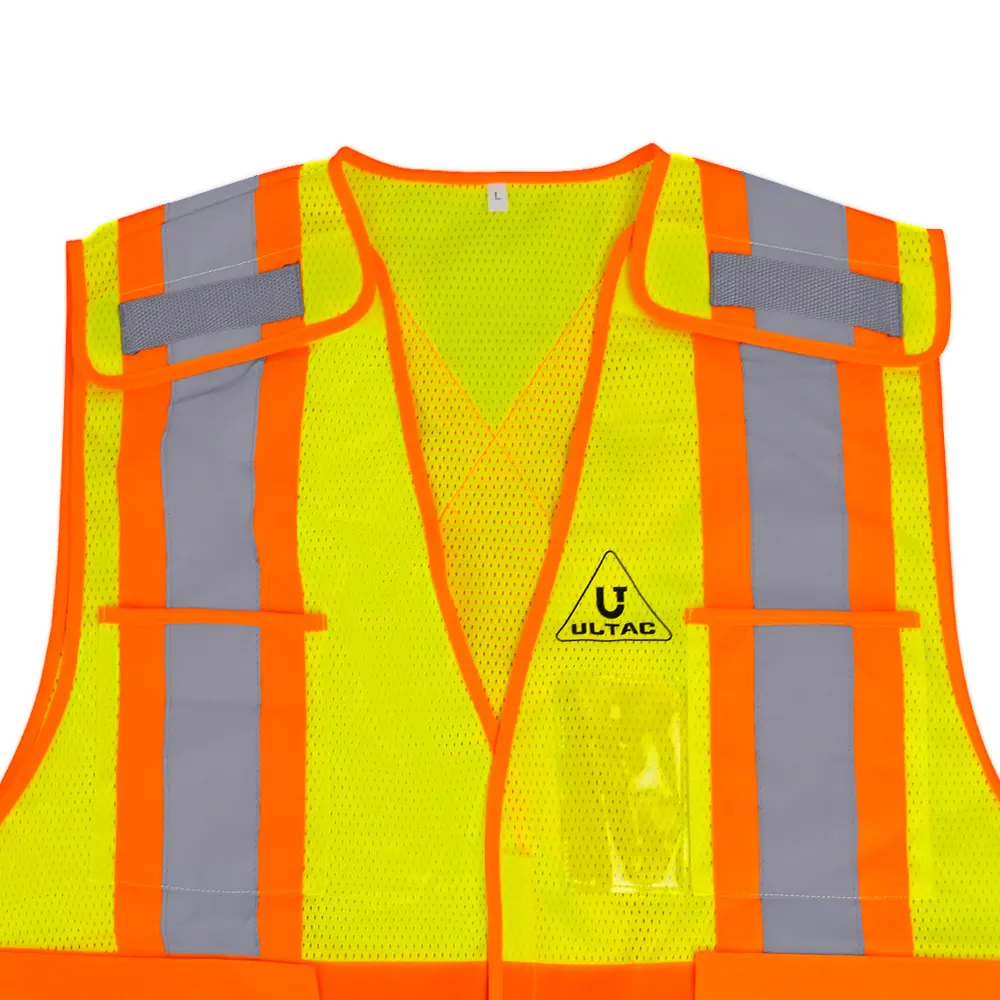 PB1012 2 High-Visibility Vest lightweight breathable mesh
