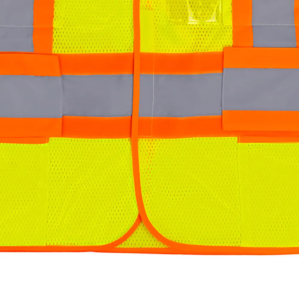 PB1012 3 Safety Mesh Vest fluorescent yellow construction work
