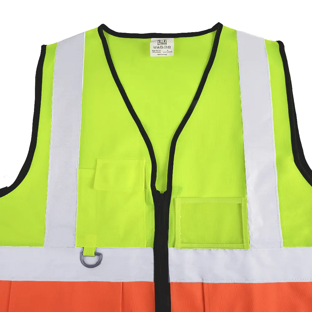 XP1011 3 Construction Safety Vest pockets