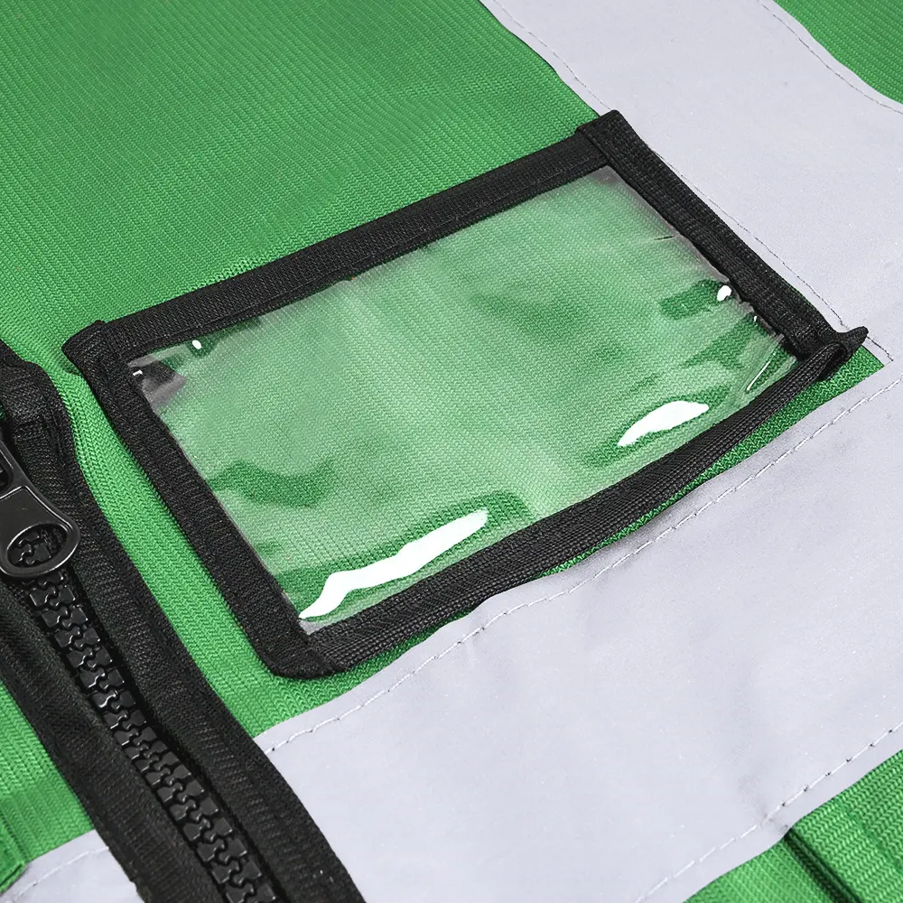 XP1013 7 Hi-Vis Safety Vest green construction